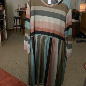 Cute casual babydoll dress with pockets 3x